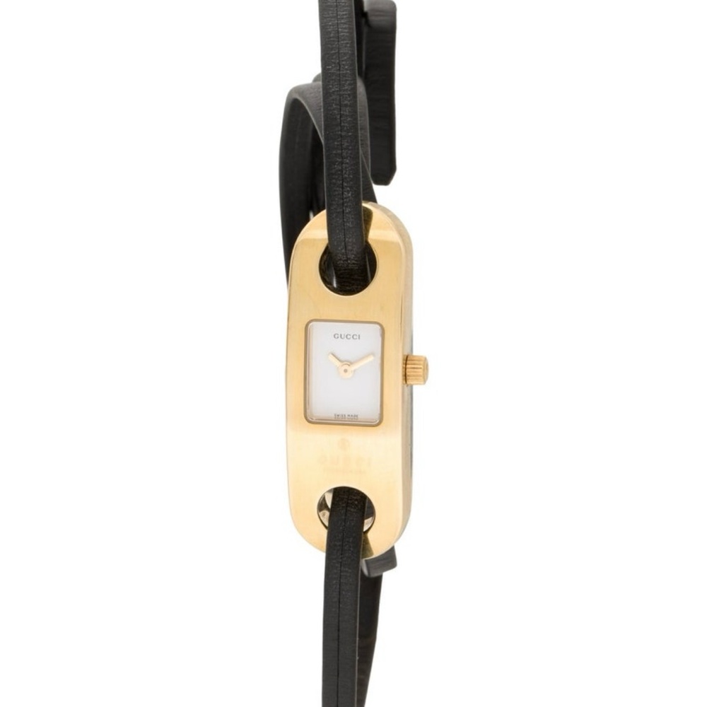 Gucci 6100 series Women's Gold and Black Watch